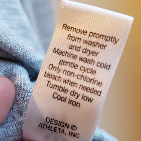 Athleta Gray Scoop Neck Jersey Size Small - Picture 11 of 16